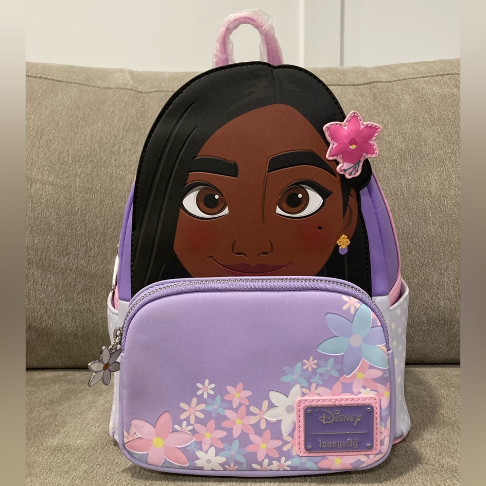 NWT Exclusive Loungefly Disney Encanto Isabela Cosplay Mini Backpack